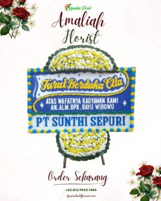 Papan Bunga Duka di Karikil